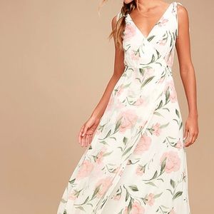 White Floral Maxi